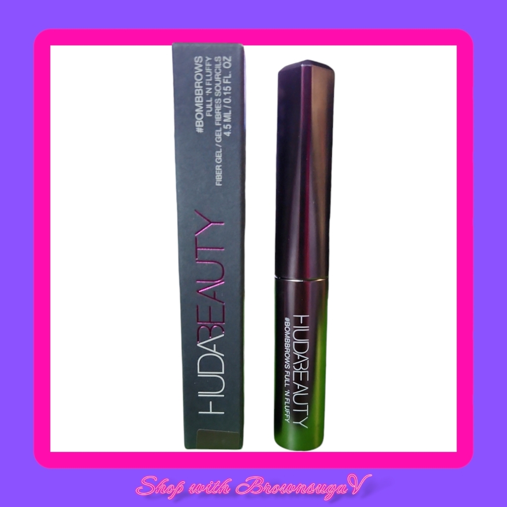 HUDA BEAUTY #BombBrows Full ‘n Fluffy Volumizing Fiber Gel 6 Rich Brown